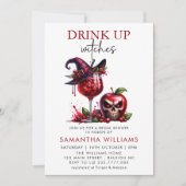 Invitation Boire des sorcières Fête des mariées de cocktails  (Devant)