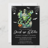 Invitation Boire des sorcières fête d'Halloween (Devant)