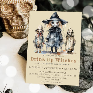 Invitation Boire des sorcières fête d'Halloween