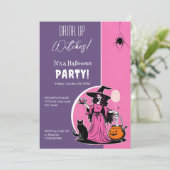 Invitation Boire des sorcières fête d'Halloween (Debout devant)