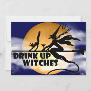 Invitation Boire des sorcières Halloween