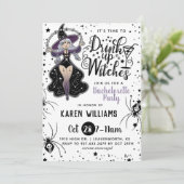 Invitation Boire des sorcières Halloween Bachelorette Party (Debout devant)