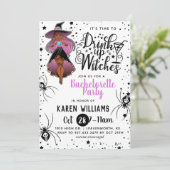 Invitation Boire des sorcières Halloween Bachelorette Party I (Debout devant)