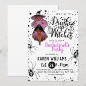 Invitation Boire des sorcières Halloween Bachelorette Party I (Devant / Derrière)