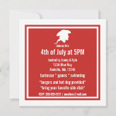 Invitation BOIRE DU CAFÉ JETER DU THÉ DANS LE PORT Partie (Devant)