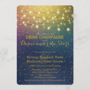 Invitation Boire La Danse Du Champagne Sous Le Mariage Des Et