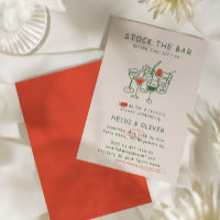 Boire moderne Croquis Stock Le Bar Couples Douche