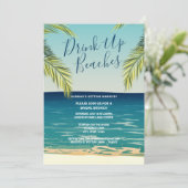 Invitation Boire Tropical Plages Brunch nuptial (Debout devant)