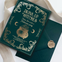 Boire vintage sorcières Halloween Party