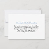 Invitation Bois Animaux Baby shower de verdure Demande de rés (Dos)