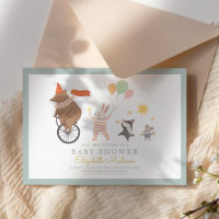 Bois Animaux Band Parade Baby shower mignon