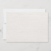 Invitation Bois animaux forêt garçon de 1er anniversaire phot (Dos)