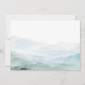 Invitation Bois Animaux Mignons Hiver Oh Baby shower Garçon (Dos)