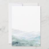 Invitation Bois Animaux Rustiques Baby shower pour garçons d' (Dos)