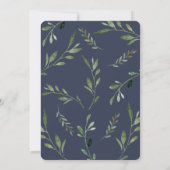 Invitation Bois Animaux Végétation Conduite Par Baby shower (Dos)