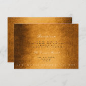 Invitation Bois Automne Automne Vip Mariage Réception (Devant / Derrière)