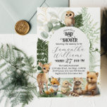 Invitation Bois Baby shower de la forêt<br><div class="desc">Bois Baby shower de la forêt</div>