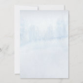 Invitation Bois bébé Il fait froid dehors du Baby shower (Dos)