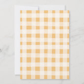 Invitation Bois beige Animaux Petit Garçon Citrouille Anniver (Dos)