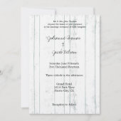 Invitation Bois blanc (Devant)