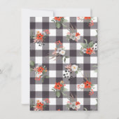 Invitation Bois Bois Baby shower aquarelle (Dos)