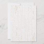 Invitation Bois de branche d'olivier Croix Catholique Premièr (Dos)