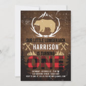 Invitation Bois de bûcheron de première année (Devant)