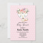 Invitation bois de renard, mignon (Devant)