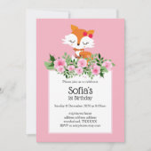 Invitation bois de renard, mignon (Devant)