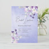 Invitation Bois d'eau violet rustique (Debout devant)