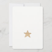 Invitation Bois d'hiver blanc baby shower d'aquarelle naturel (Dos)