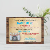 Invitation Bois d'invitation de partie d'invitation de (Debout devant)