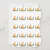 Invitation Bois doux Renards BaBy-Q Baby shower (Dos)