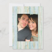 Invitation Bois flotté Océan Plage Rivage côtier Sauvegarder  (Dos)