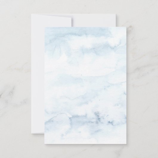 Invitation Bois, Lumière à cordes, Réception de mariage aquar (Dos)