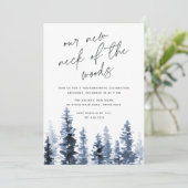 Invitation Bois | Nouveau cou du réchauffement des forêts (Debout devant)