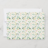 Invitation Bois romantique Photo Sauvez la date (Dos)