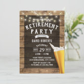 Invitation Bois rustique (Debout devant)