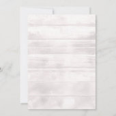 Invitation Bois Rustique 5e Anniversaire de Mariage (Dos)
