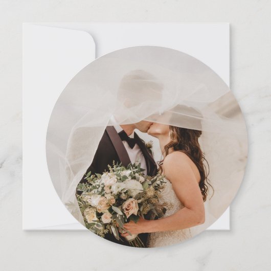 Invitation Bois rustique simple Enregistrer la date Mariage p (Dos)