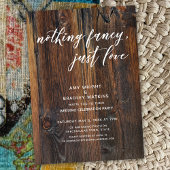 Invitation Bois Texturé Écriture Manuscrite Rien de Fantaisis