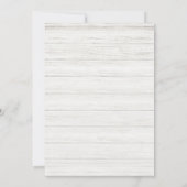 Invitation Bois Touchdown Minuscule orteils Baby shower garço (Dos)