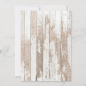 Invitation Bois | Western Premier Rodéo fête d'anniversaire (Dos)