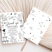 Invitation Boisson aux sorcières Cocktail Fête d'Halloween