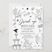 Invitation Boisson aux sorcières Cocktail Fête d'Halloween (Devant)