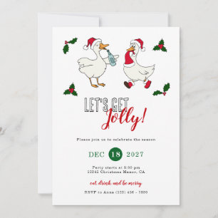 Invitation Boisson Cocktail Jolly Goose Fête de Noël de Vacan