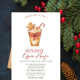 Invitation Boisson de Noël Pain d'épice Fête de fin d'année O