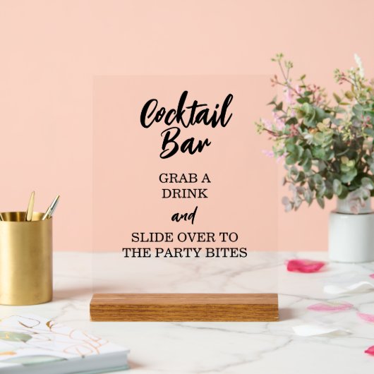 Invitation Boisson Gratuite Bar Ouvert Venez Prend (Mariage)