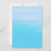 Invitation Boisson rouge de la piscine eau bleue (Dos)