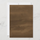 Invitation Boissons Animaux forestiers Baby shower neutre pou (Dos)